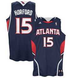 Navy Blue Al Horford Road jersey, Atlanta Hawks #15 Swingman NBA jersey