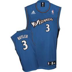 #3 Caron Butler Road Blue Washington Wizards Adidas NBA jersey