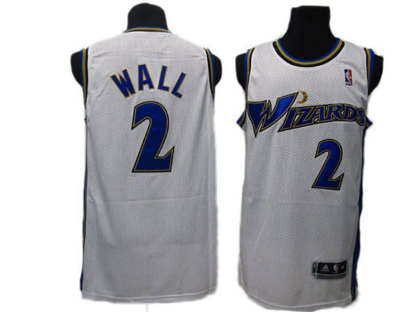 NBA #2 white John Wall Washington Wizards jersey