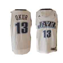 White Okur NBA Utah Jazz #13 Jersey