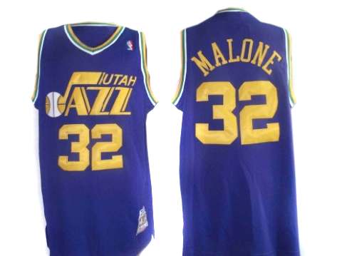 blue Malone Jazz #32 Jersey