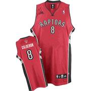 #8 Jose Calderon Road Swingman Red NBA Toronto Raptors jersey