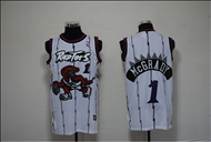 NBA Toronto Raptors #1 McGrady jersey in white