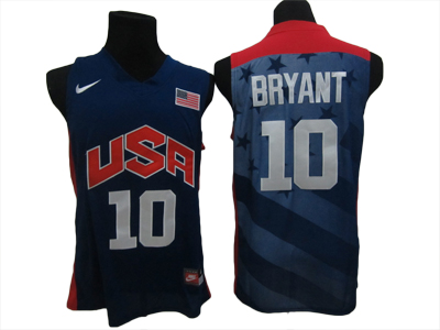 Blue Bryant Jersey, NBA Team USA #10 Jersey