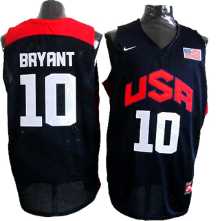 NBA Team USA #10 Bryant Blue Jersey