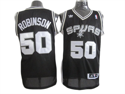 Black David Robinson NBA San Antonio Spurs #50 Jersey