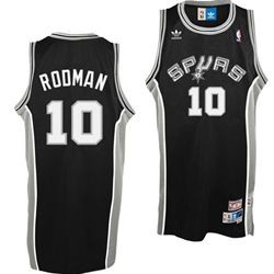 Hardwood Rodman Black Spurs Jersey