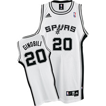 Manu Ginobili Home White Spurs Jersey