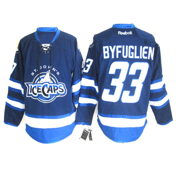 Byfuglien Jersey blue #33 NHL St. Johns IceCaps Jersey
