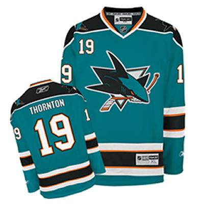 NHL San Jose Sharks #19 Thorton Green Jersey