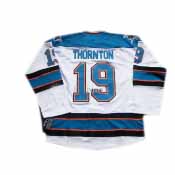NHL San Jose Sharks #19 Thornton Jersey in White