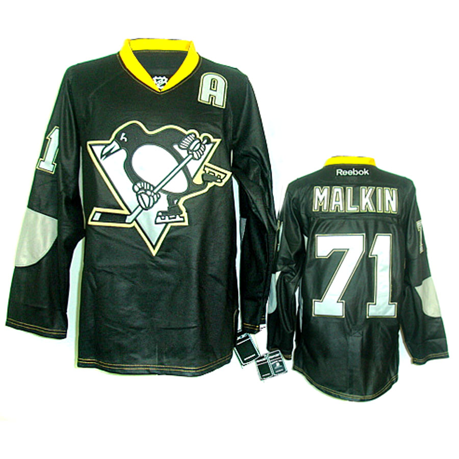 Ice #71 Black MALDIN NHL Pittsburgh Penguins Jersey