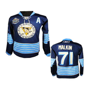 Evgeni Malkin Jersey blue #71 NHL Pittsburgh Penguins Jersey
