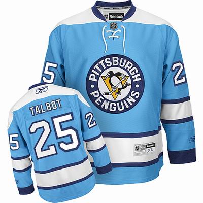 #25 Talbot Blue NHL Pittsburgh Penguins Jersey