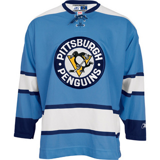 Letang Jersey: #58 NHL Pittsburgh Penguins Jersey In Blue