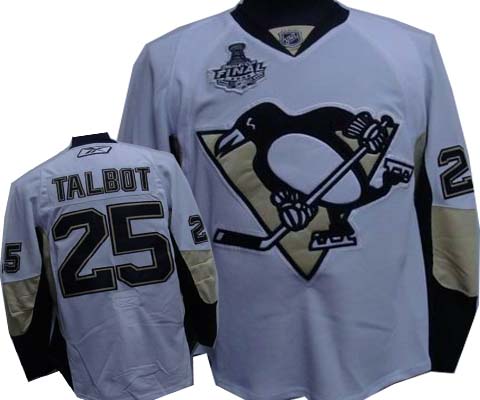 Penguins #25 Talbot Grey NHL Jersey