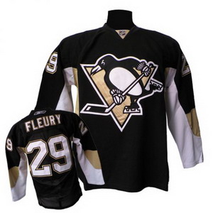 Marc-Andre Fleury Black Jersey, NHL Pittsburgh Penguins #29 Jersey