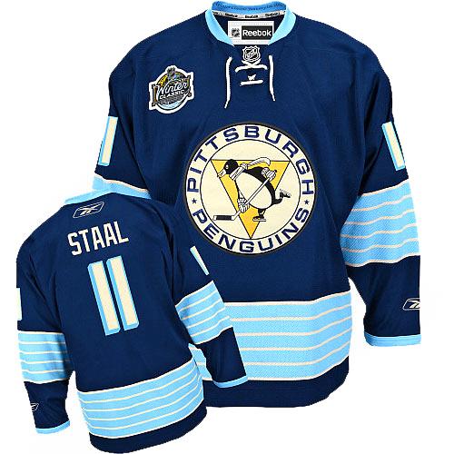 NHL Pittsburgh Penguins #11 Jordan Staal Dark Blue 2011 Winter Classic Jersey