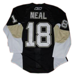 Neal black Penguins Jersey