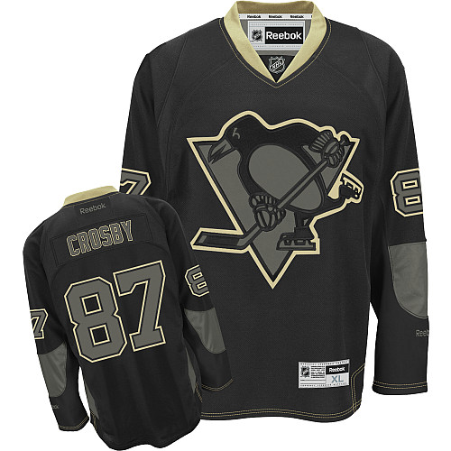 Black Sidney Crosby Jersey, NHL Pittsburgh Penguins #87 ICE Jersey