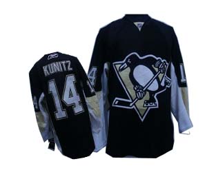 NHL Pittsburgh Penguins #14 Kunitz Black Jersey