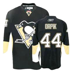 Orpik Jersey Black #44 NHL Pittsburgh Penguins Jersey