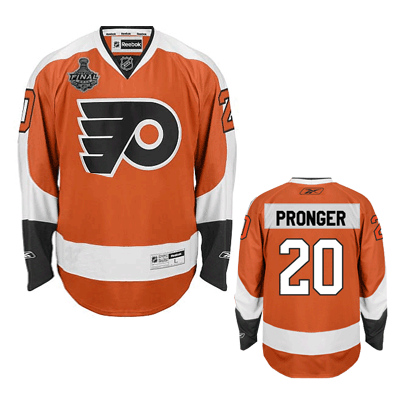 NHL Stritching #20 orange Pronger Home Philadelphia Flyers jersey