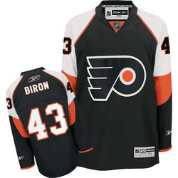 Martin Biron Home Black jersey, Philadelphia Flyers #43 NHL Premier jersey