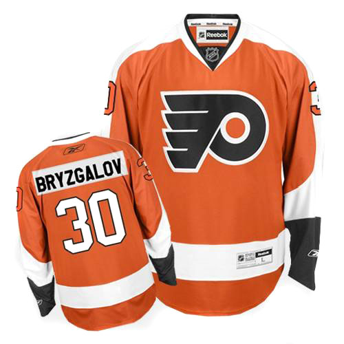 Flyers #30 Ilya Bryzgalov Orange NHL Jersey