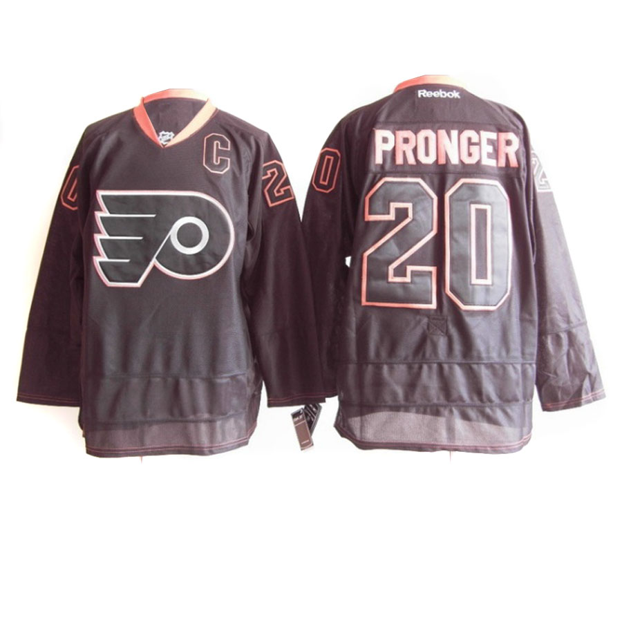 #20 Pronger Black Philadelphia Flyers NHL Ice jersey