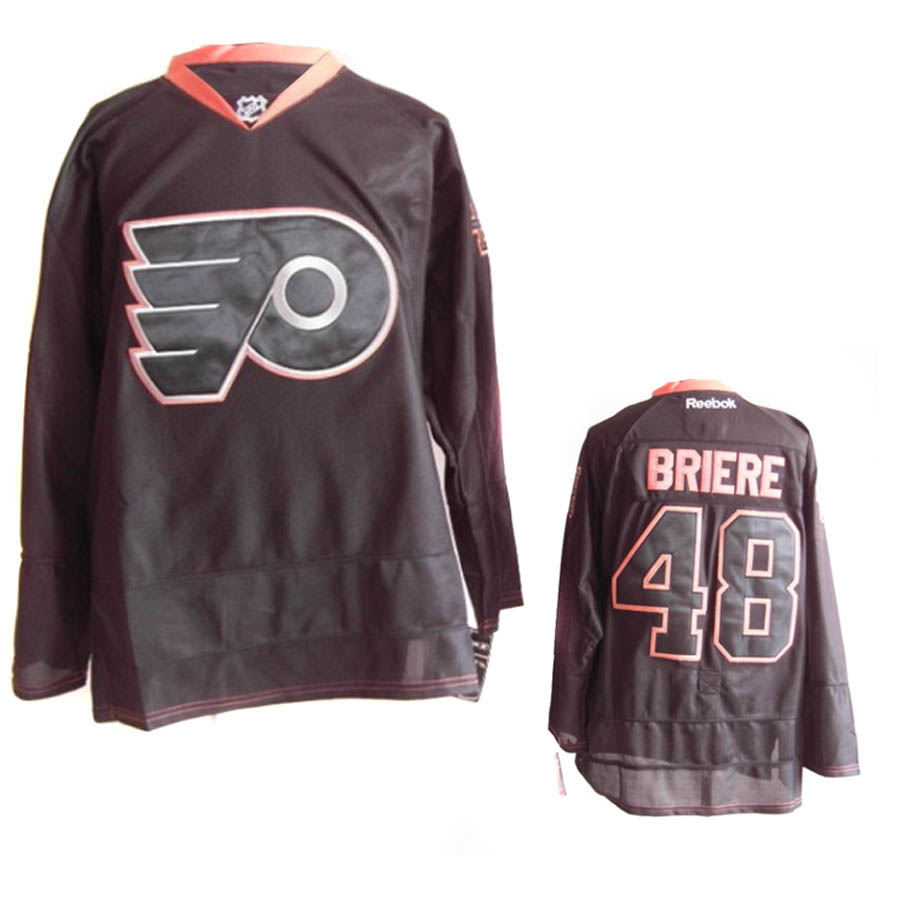 NHL Ice #48 Black Daniel Briere Philadelphia Flyers jersey