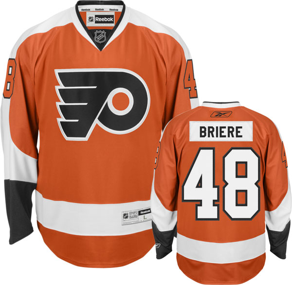 Orange Daniel Briere Flyers #48 Jersey
