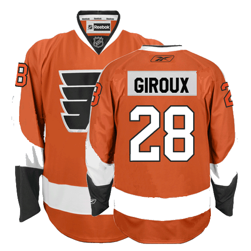 Philadelphia Flyers #28 Claude Giroux NHL jersey in Orange