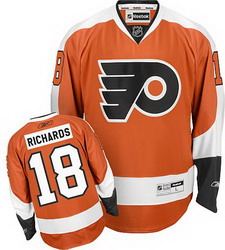 Orange Mike Richards jersey, Philadelphia Flyers #18 NHL Third Premier jersey