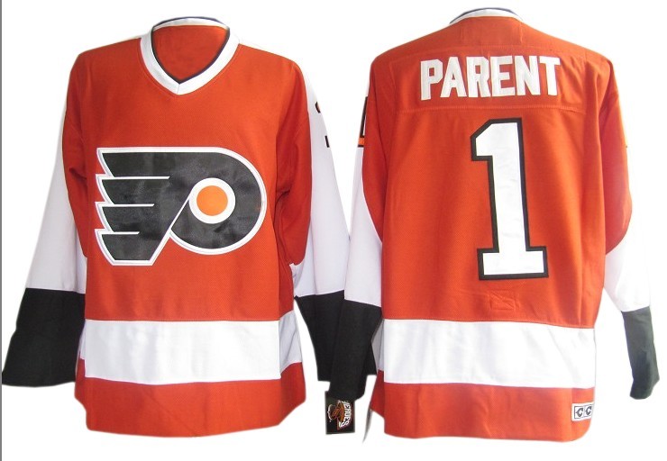 Orange Parent Flyers #1 Jersey
