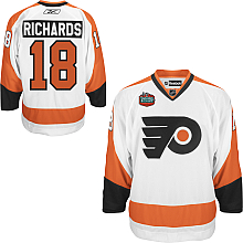 white Mike Richards Flyers Winter Classic #18 Jersey
