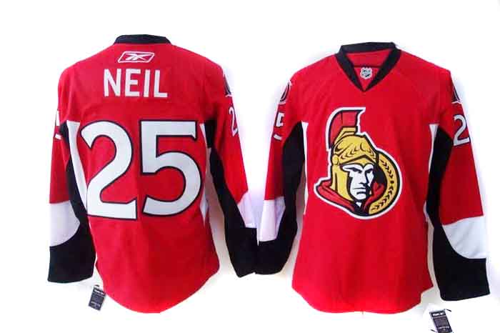 red Neil NHL Ottawa Senators #25 Jersey