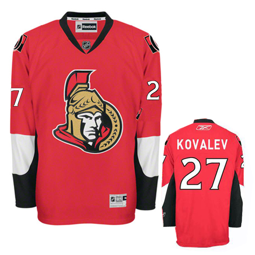 #27 Alexei Kovalev red Ottawa Senators NHL jersey