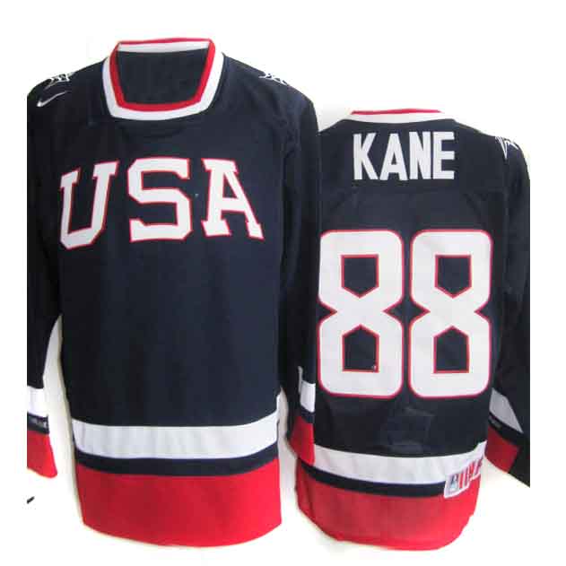 NHL 2010 Olympic #88 black Miller Team USA jersey