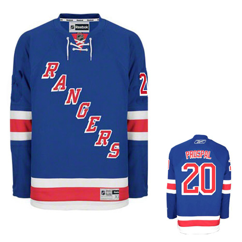 Vinny Prospal blue jersey, New York Rangers #20 NHL Stitched jersey