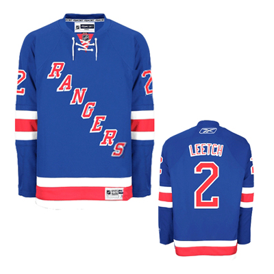 Brian Leetch Jersey blue #2 NHL New York Rangers Jersey