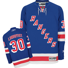 H.Lundqvist Jersey blue #30 NHL New York Rangers Jersey