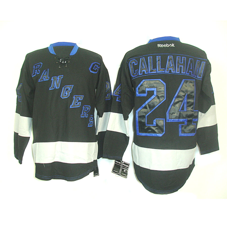 Rangers #24 Callahan black Ice NHL Jersey