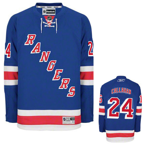 Ryan Callahan Home Jersey blue #24 NHL New York Rangers Jersey