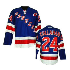 NHL #24 blue Callahan New York Rangers jersey