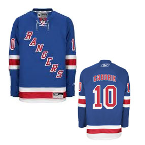 Gaborik Jersey: NHL #10 New York Rangers Jersey in blue