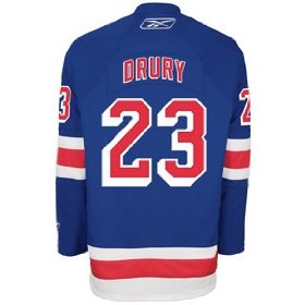 Drury Jersey: NHL #23 New York Rangers Jersey in blue