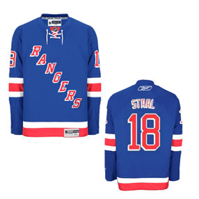 #18 Marc Staal blue New York Rangers NHL Stitched jersey