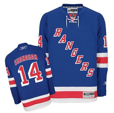 NHL Premier #14 Blue Brendan Shanahan New York Rangers jersey