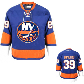 Rick Dipietro Jersey Light Blue #39 NHL New York Islanders Jersey